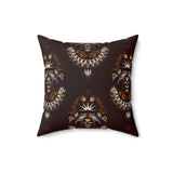 Nile Heron Collection: Faux Suede Pillow