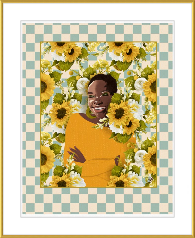 When Flower Bloom in the Sun Framed Art Print