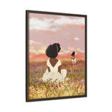 Afterglow Float Framed Matte Canvas Art