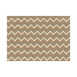 Neutral Chevron Geometric Area Rug
