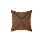 Egyptian Revival Heron Throw Pillow, Modern Diaspora Art Decor, Luxe Patterned Cushion for Elegant Living Rooms
