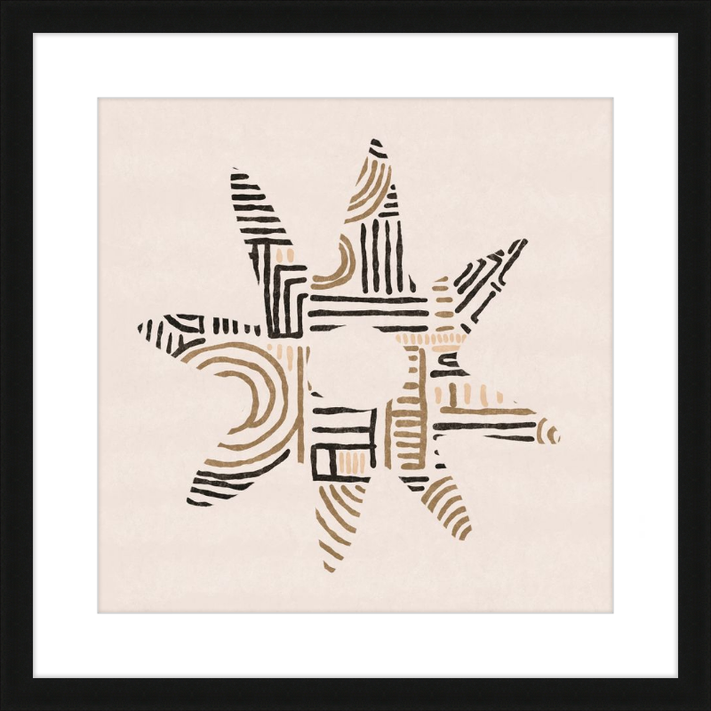 Cartouche Framed Art Print