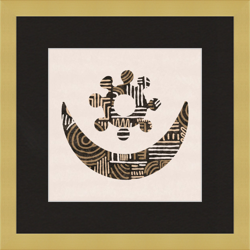 Cartouche Framed Art Print
