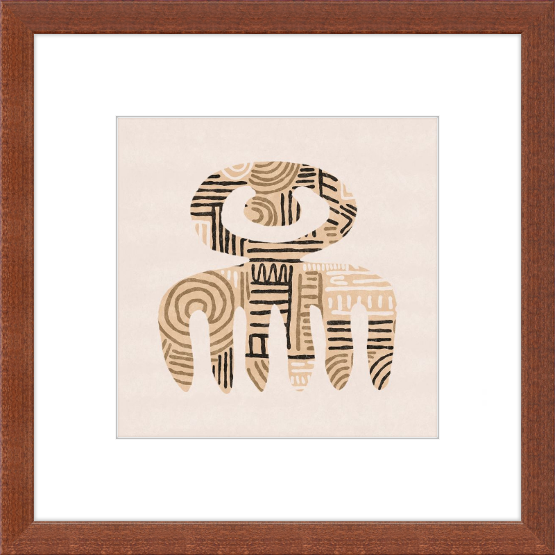 Cartouche Framed Art Print