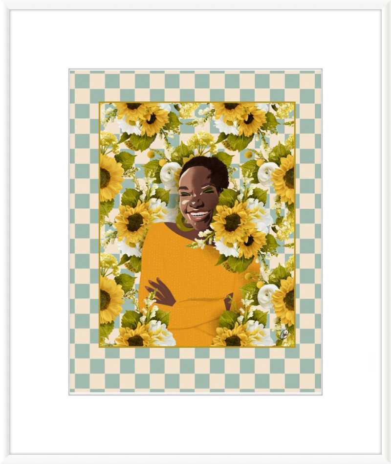 When Flower Bloom in the Sun Framed Art Print