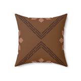 Egyptian Revival Heron Throw Pillow, Modern Diaspora Art Decor, Luxe Patterned Cushion for Elegant Living Rooms