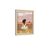 Afterglow Float Framed Matte Canvas Art