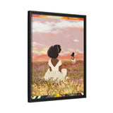 Afterglow Float Framed Matte Canvas Art