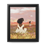 Afterglow Float Framed Matte Canvas Art