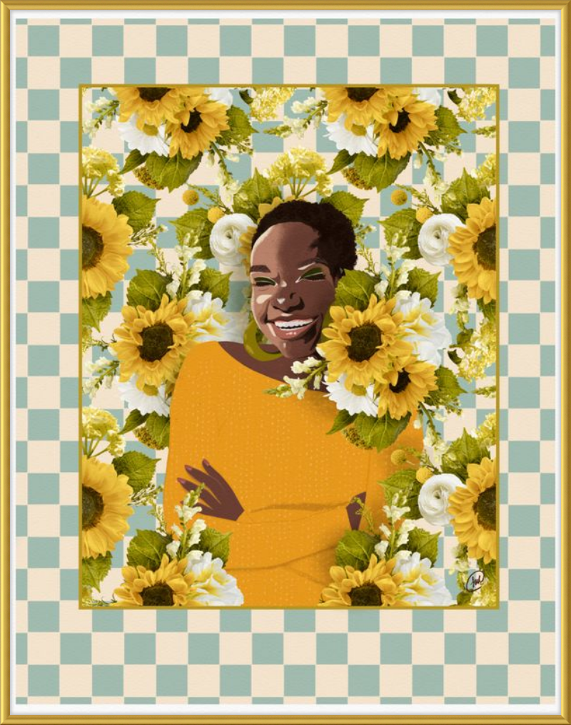 When Flower Bloom in the Sun Framed Art Print