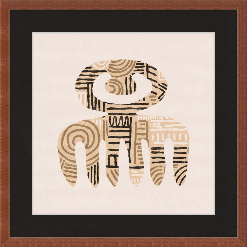 Cartouche Framed Art Print