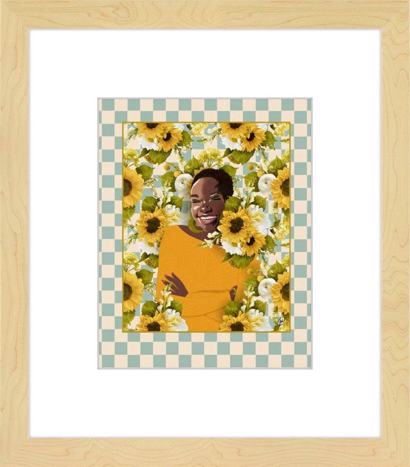 When Flower Bloom in the Sun Framed Art Print