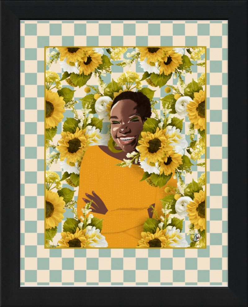 When Flower Bloom in the Sun Framed Art Print