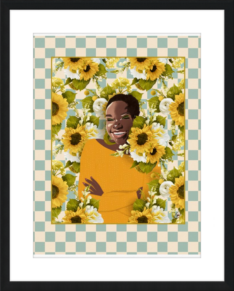 When Flower Bloom in the Sun Framed Art Print