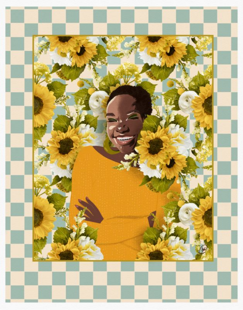 When Flower Bloom in the Sun Framed Art Print