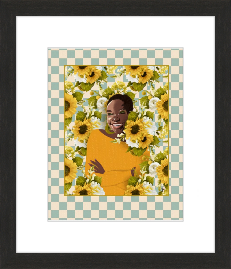 When Flower Bloom in the Sun Framed Art Print