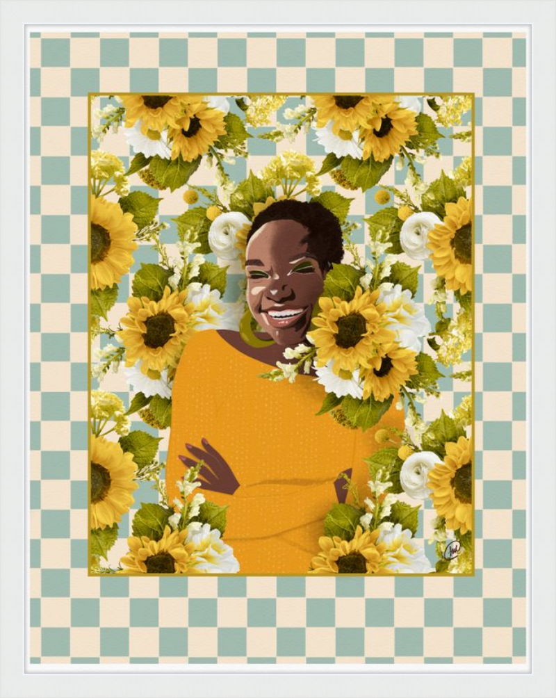 When Flower Bloom in the Sun Framed Art Print