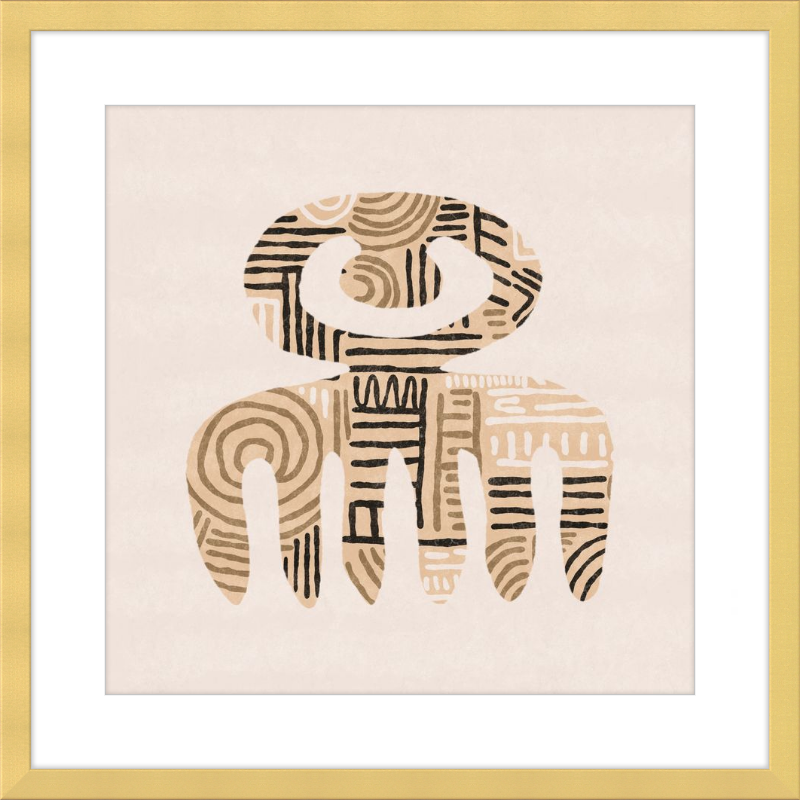 Cartouche Framed Art Print
