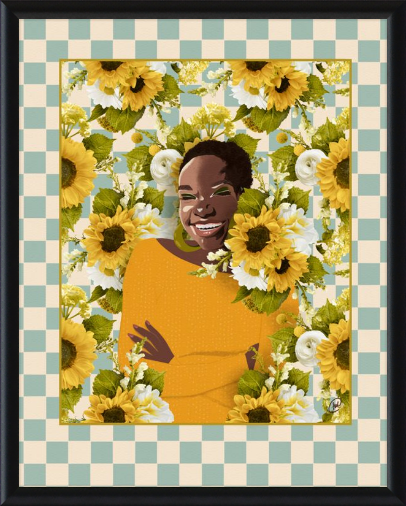 When Flower Bloom in the Sun Framed Art Print