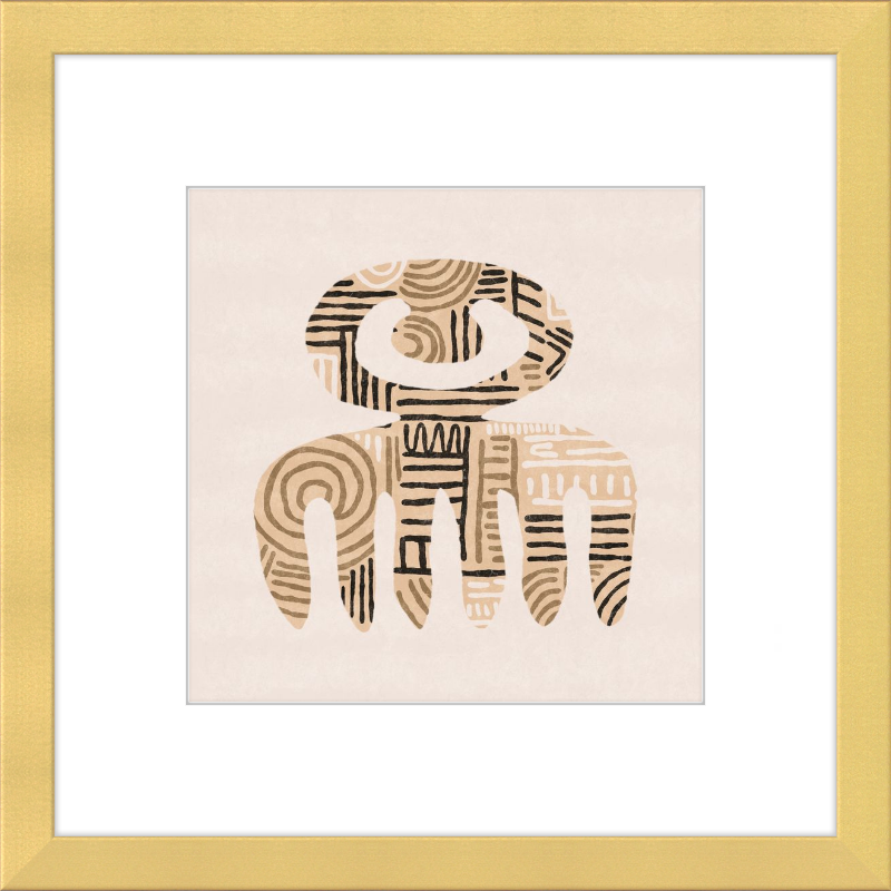 Cartouche Framed Art Print