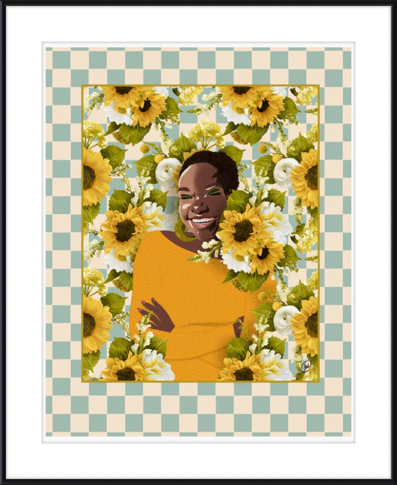 When Flower Bloom in the Sun Framed Art Print
