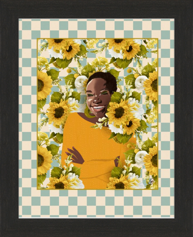 When Flower Bloom in the Sun Framed Art Print