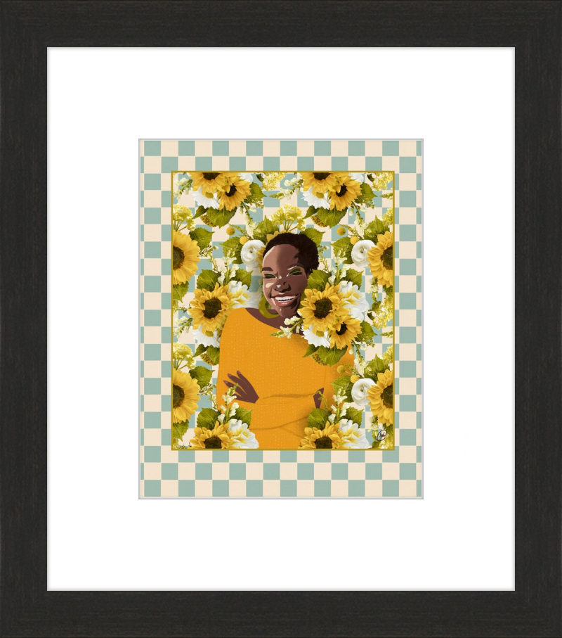 When Flower Bloom in the Sun Framed Art Print
