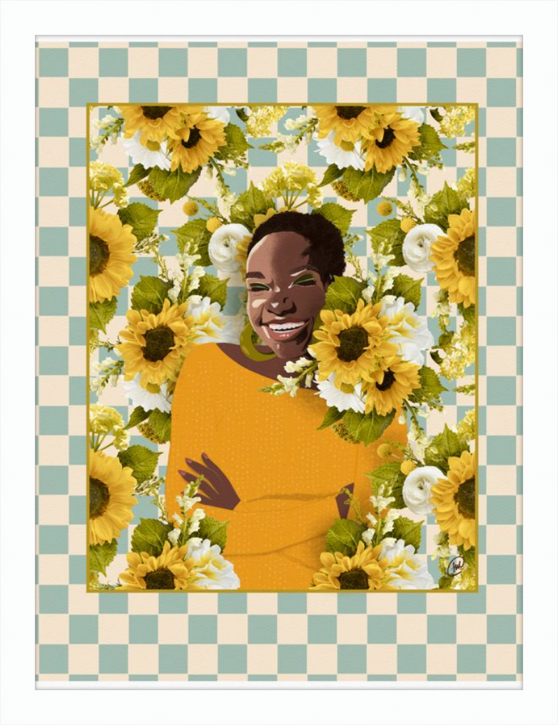 When Flower Bloom in the Sun Framed Art Print