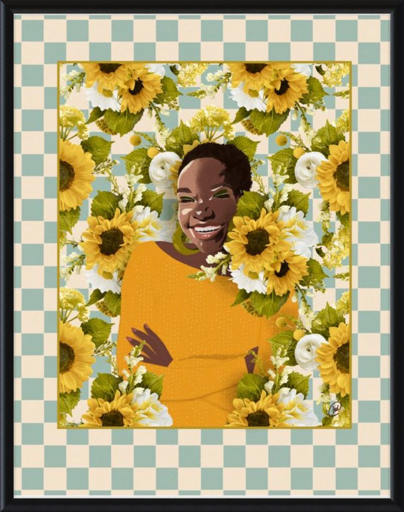 When Flower Bloom in the Sun Framed Art Print