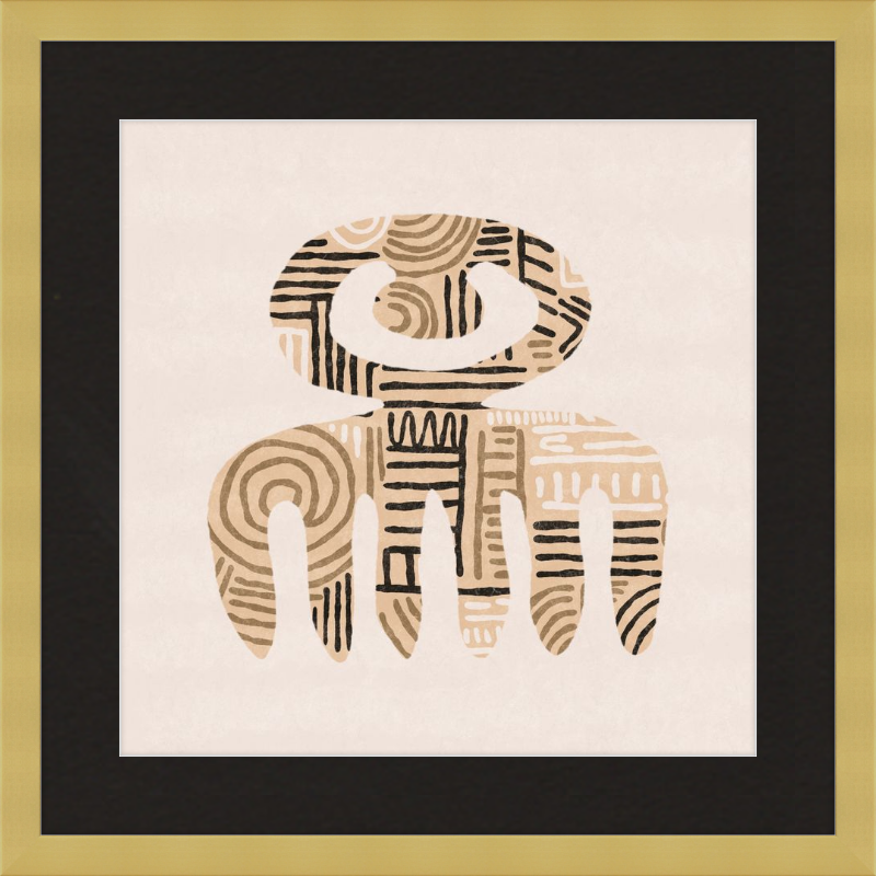 Cartouche Framed Art Print