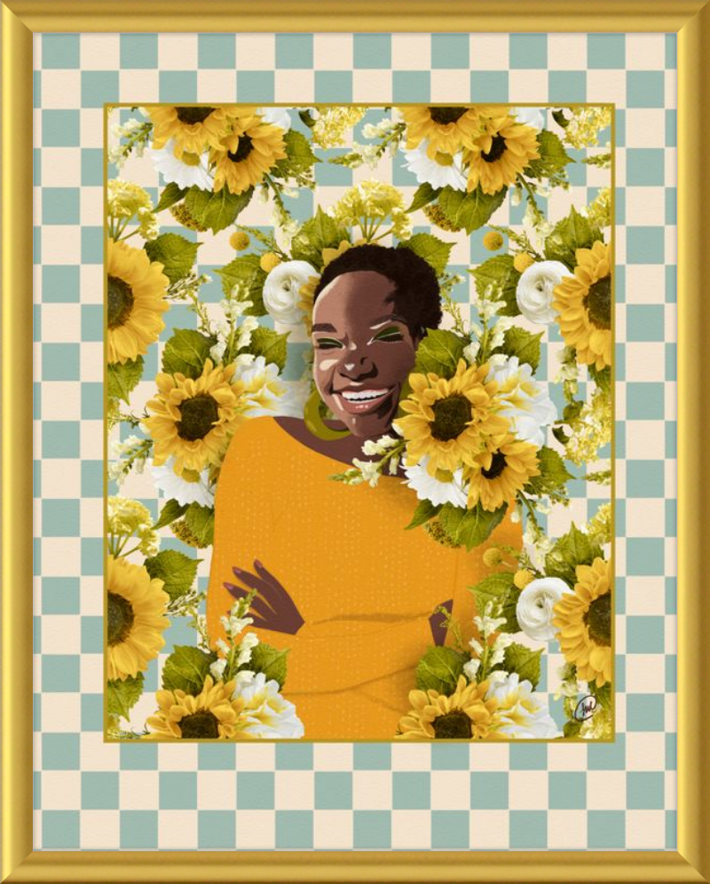 When Flower Bloom in the Sun Framed Art Print