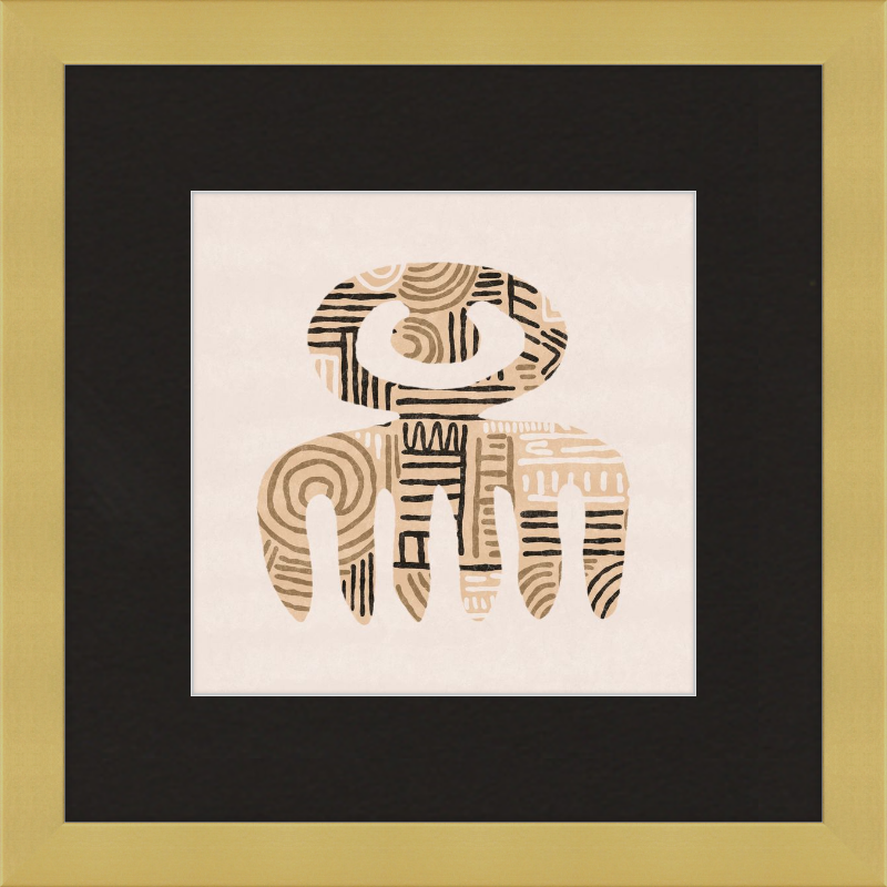 Cartouche Framed Art Print