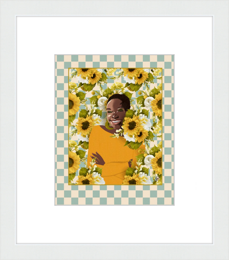 When Flower Bloom in the Sun Framed Art Print