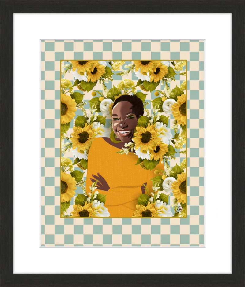 When Flower Bloom in the Sun Framed Art Print