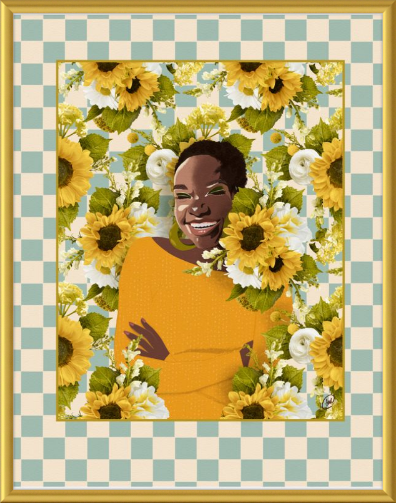 When Flower Bloom in the Sun Framed Art Print