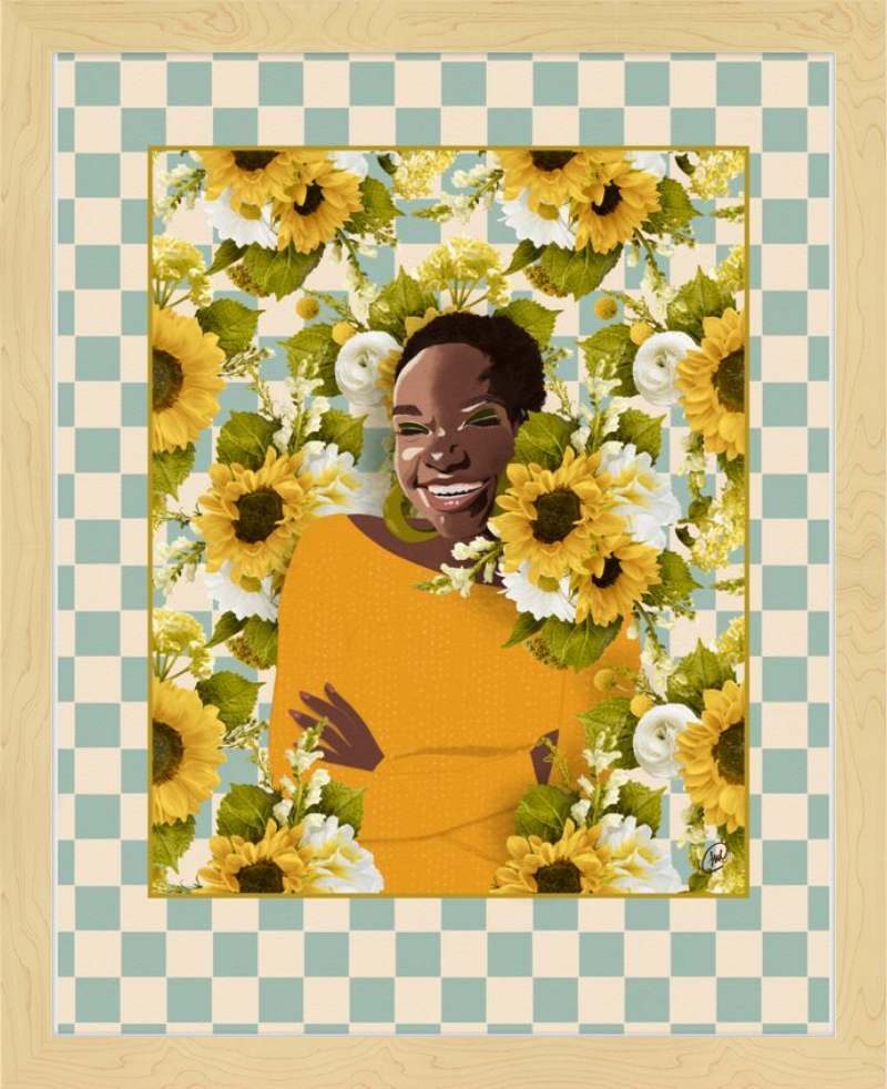 When Flower Bloom in the Sun Framed Art Print