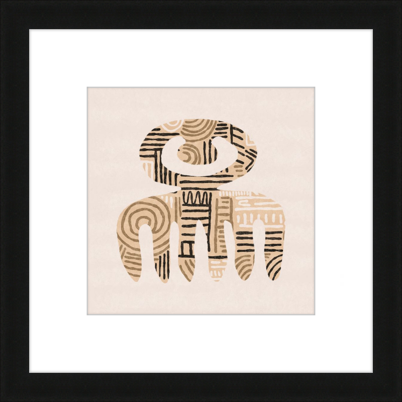 Cartouche Framed Art Print