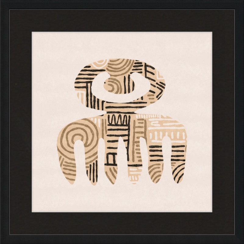 Cartouche Framed Art Print