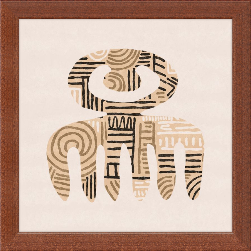 Cartouche Framed Art Print