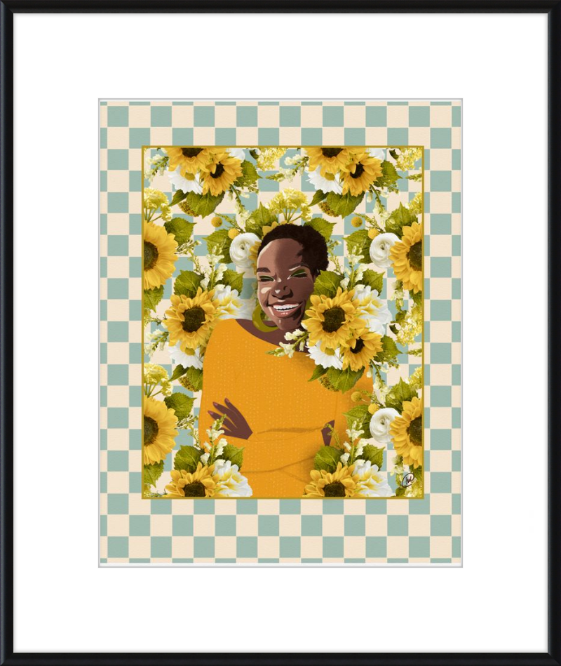 When Flower Bloom in the Sun Framed Art Print