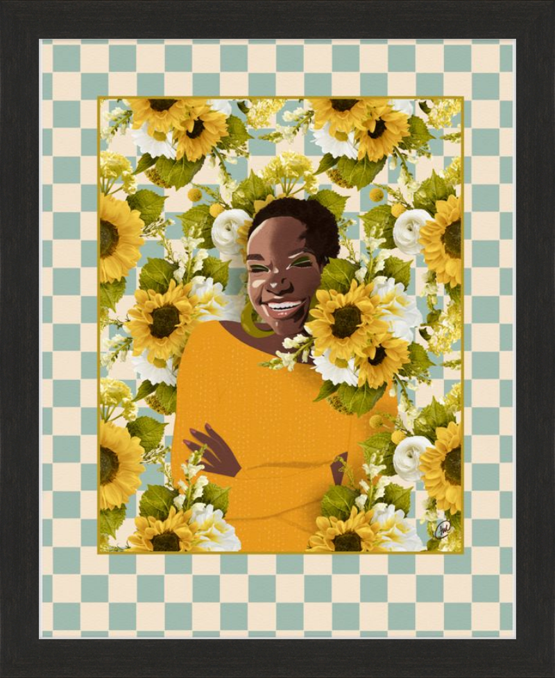 When Flower Bloom in the Sun Framed Art Print
