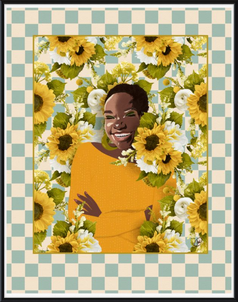 When Flower Bloom in the Sun Framed Art Print