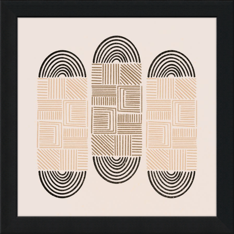 Cartouche Framed Art Print