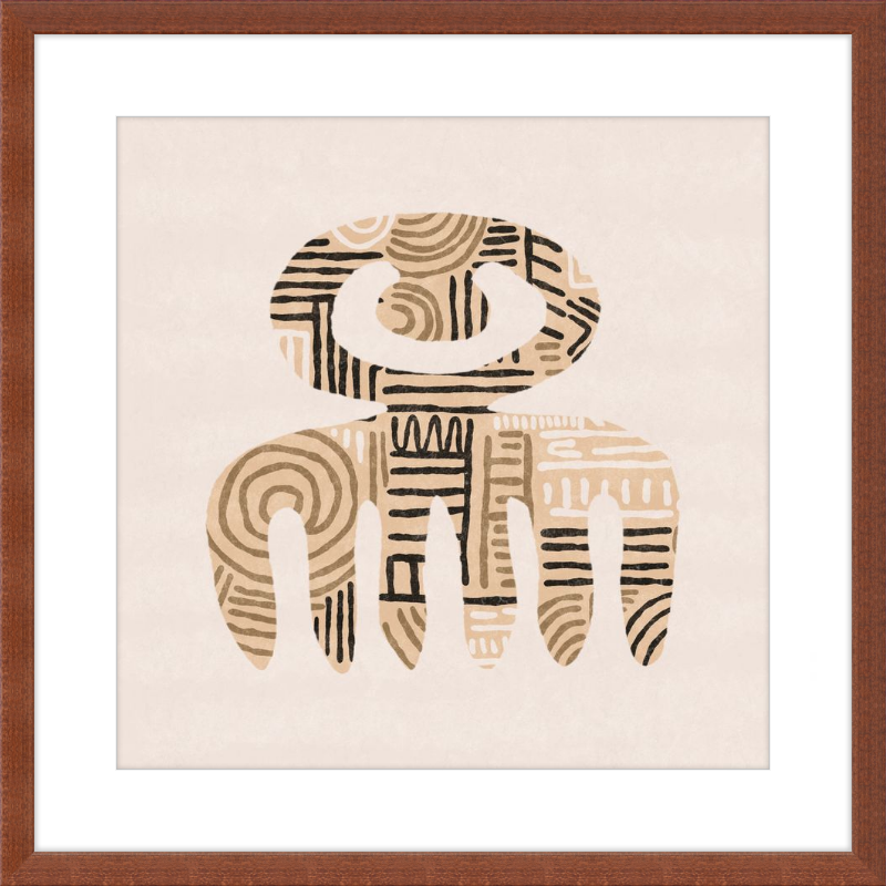 Cartouche Framed Art Print