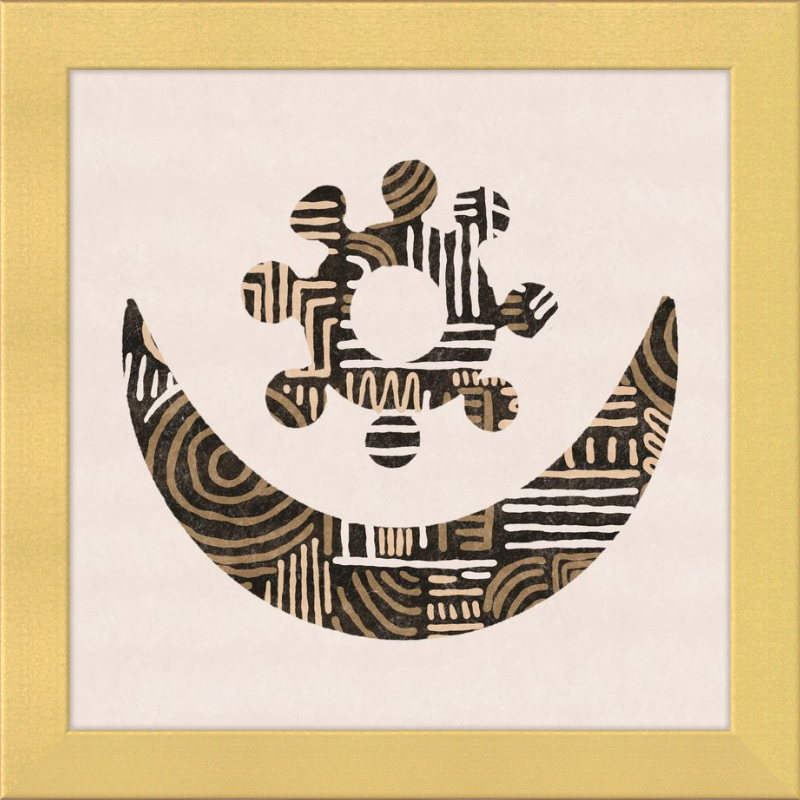 Cartouche Framed Art Print