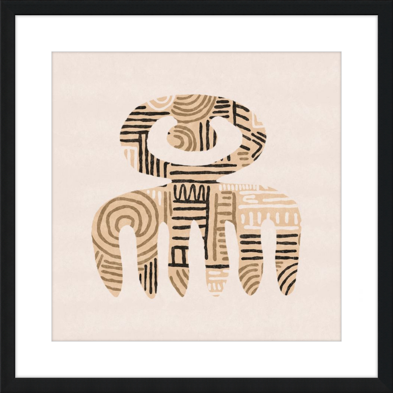 Cartouche Framed Art Print