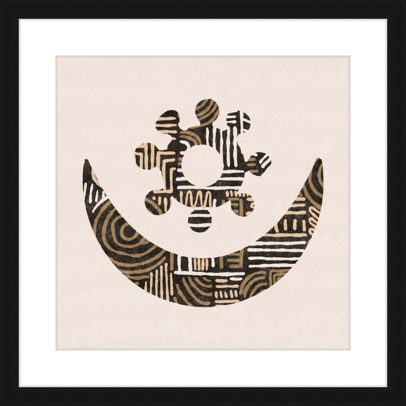 Cartouche Framed Art Print