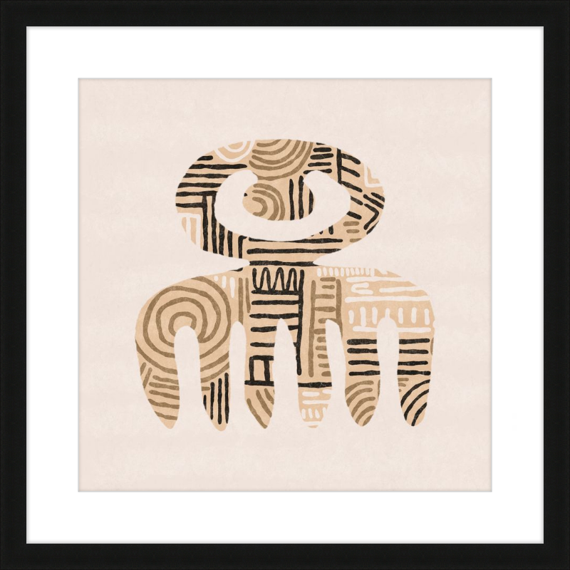 Cartouche Framed Art Print