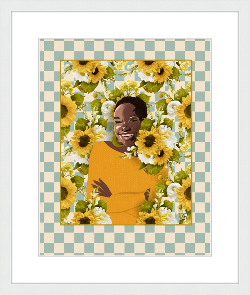 When Flower Bloom in the Sun Framed Art Print