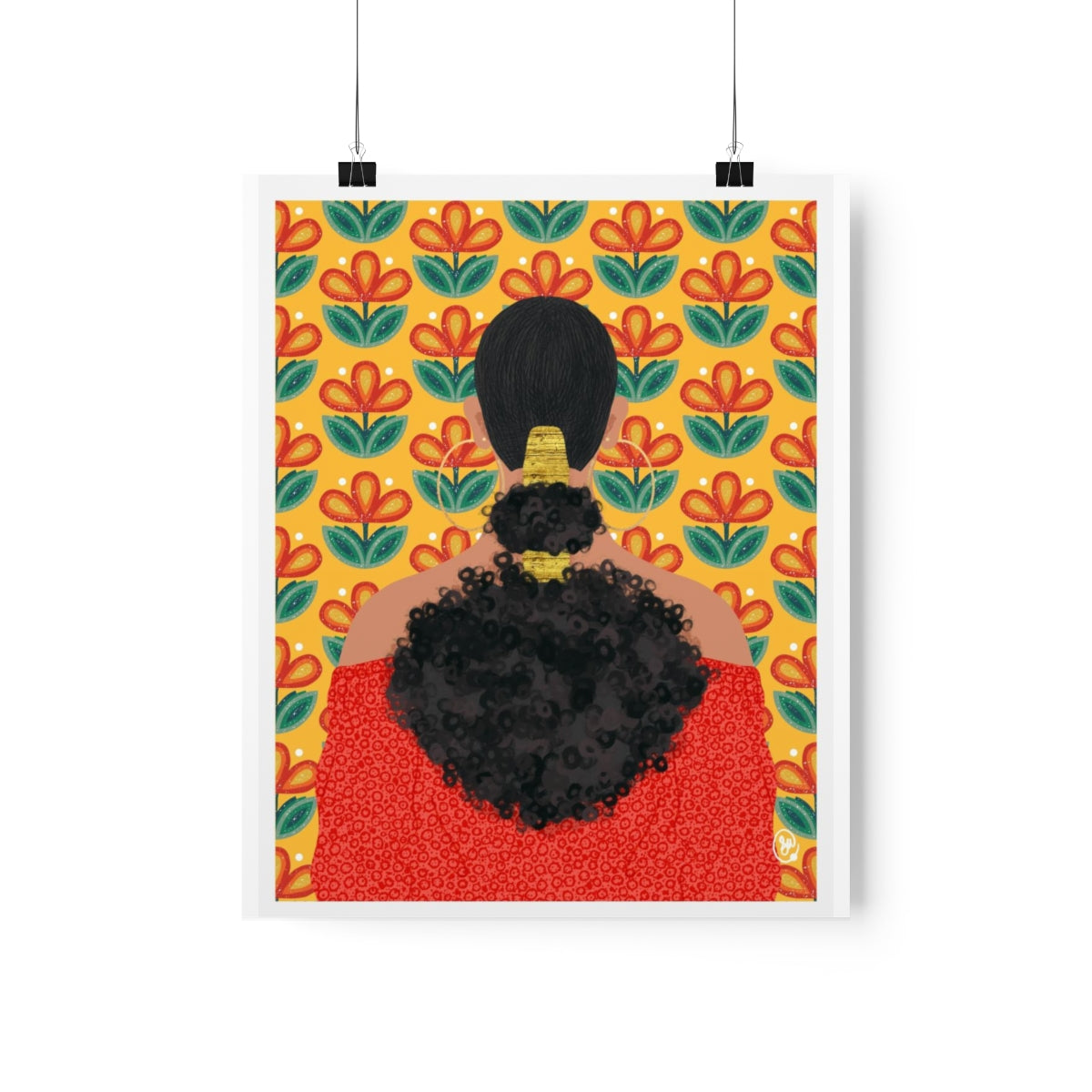 Curl Power | Premium Matte Original Art Print